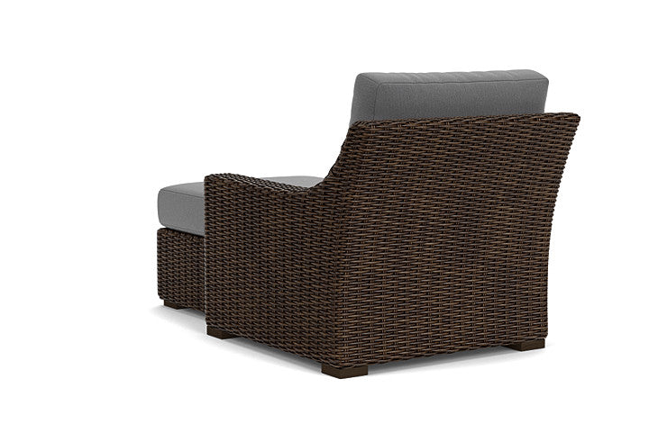 Lloyd Flanders - Mesa Left Arm Chaise In Pecan Finish With Remy Graphite Fabric - 2980260862003 view 2