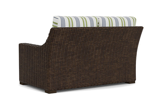 Lloyd Flanders - Mesa Left Arm Loveseat In Pecan Finish With Berkely Hall Green Fabric - 2980520862062 view 2