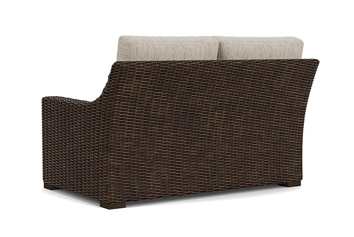 Lloyd Flanders - Mesa Left Arm Loveseat In Pecan Finish With Charlotte Sparrow Fabric - 298052086183 view 2