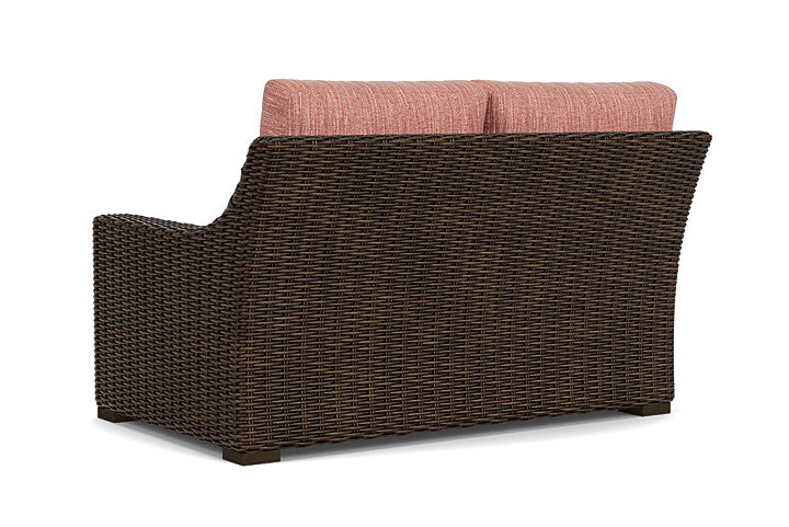Lloyd Flanders - Mesa Left Arm Loveseat In Pecan Finish With Friendly Carnival Fabric - 2980520862043 view 2