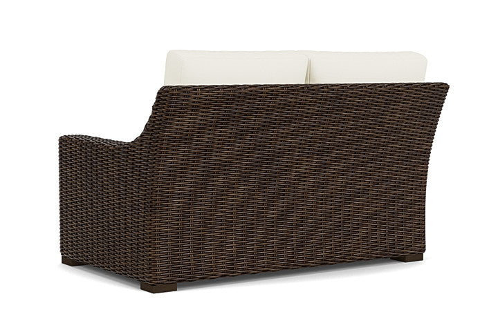 Lloyd Flanders - Mesa Left Arm Loveseat In Pecan Finish With Sailcloth Salt Fabric - 298052086890 view 2