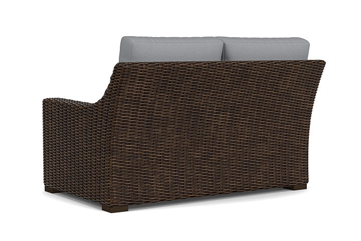 Lloyd Flanders - Mesa Left Arm Loveseat In Pecan Finish With Sandberg Pewter Fabric - 2980520862029 view 2