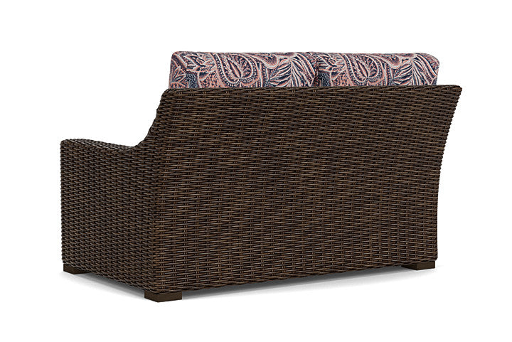 Lloyd Flanders - Mesa Left Arm Loveseat In Pecan Finish With Sensiblity Splendor Fabric - 2980520862082 view 2