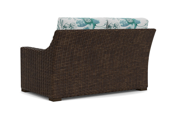 Lloyd Flanders - Mesa Left Arm Loveseat In Pecan Finish With Serena Floral Mist Fabric - 2980520862078 view 2