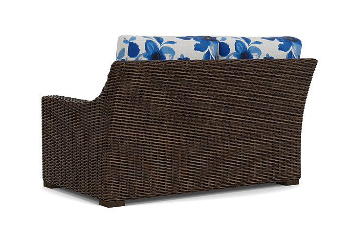 Lloyd Flanders - Mesa Left Arm Loveseat In Pecan Finish With Watercolor Blossom Capri Fabric - 298052086672 view 2