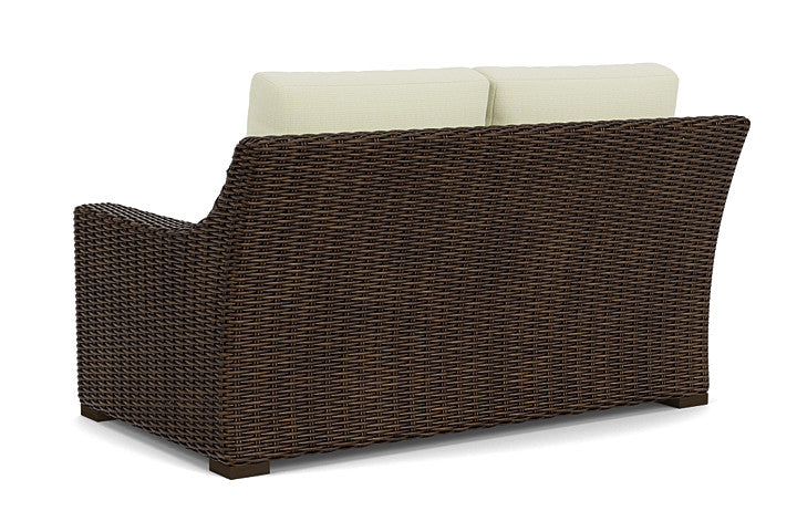 Lloyd Flanders - Mesa Loveseat In Pecan Finish With Bamboo Bay Meadow Fabric - 2980500862060 view 2