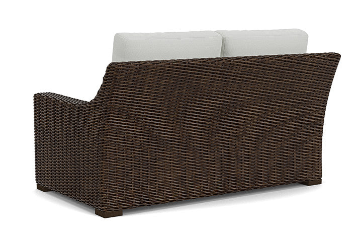Lloyd Flanders - Mesa Loveseat In Pecan Finish With Bright Side Fog Fabric - 2980500862012 view 2