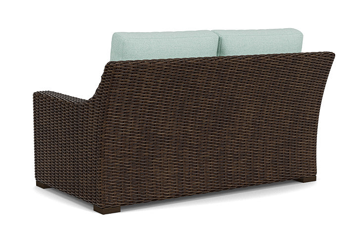 Lloyd Flanders - Mesa Loveseat In Pecan Finish With Demo Mist Fabric - 298050086066 view 2