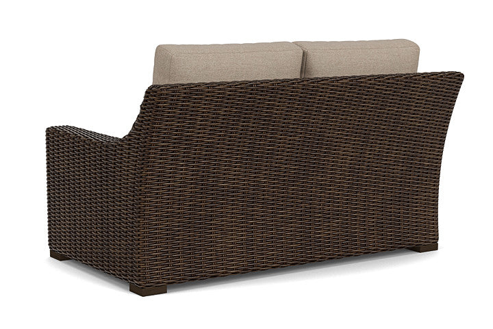 Lloyd Flanders - Mesa Loveseat In Pecan Finish With Demo Oatmeal Fabric - 298050086080 view 2