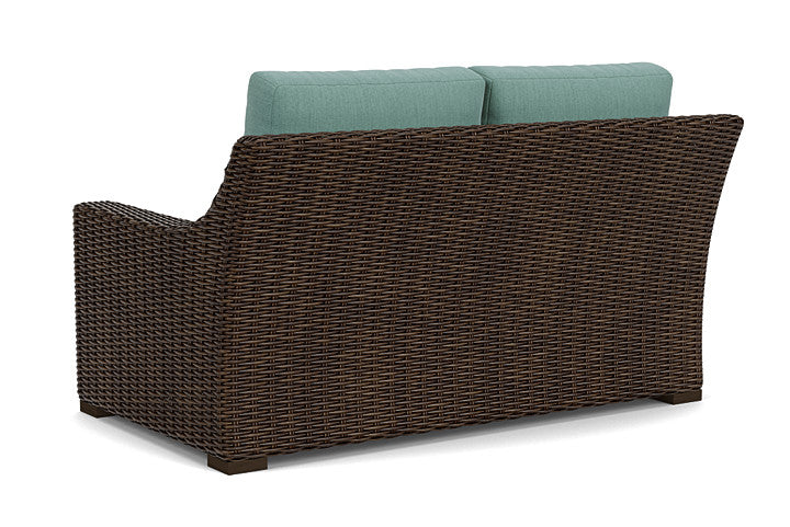 Lloyd Flanders - Mesa Loveseat In Pecan Finish With Loveboat Mint Fabric - 2980500862010 view 2