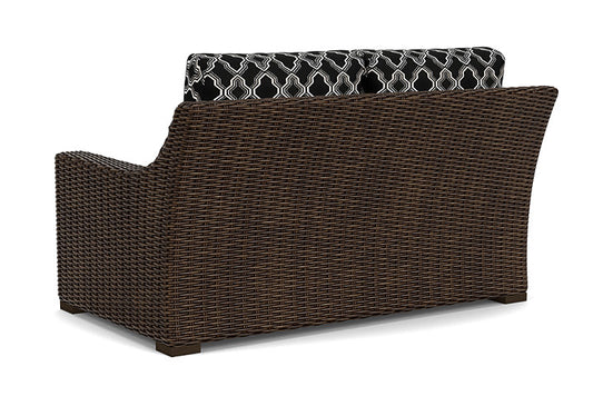 Lloyd Flanders - Mesa Loveseat In Pecan Finish With Luna Onyx Fabric - 2980500862071 view 2