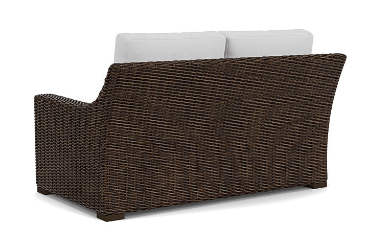 Lloyd Flanders - Mesa Loveseat In Pecan Finish With Reflections Ice Fabric - 2980500862052 view 2