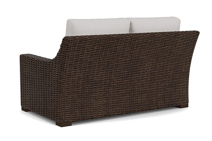 Lloyd Flanders - Mesa Loveseat In Pecan Finish With Sailcloth Seagull Fabric - 298050086W61 view 2