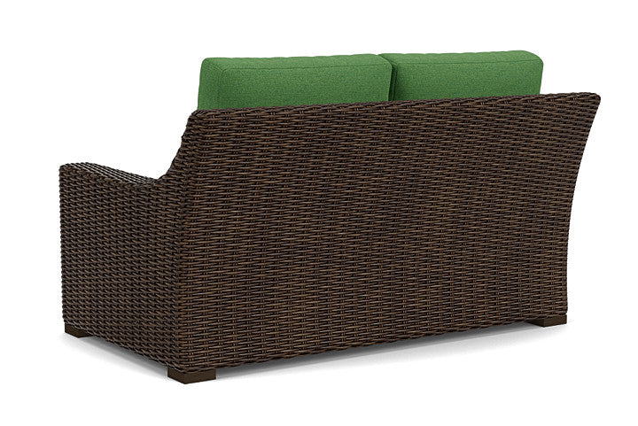 Lloyd Flanders - Mesa Loveseat In Pecan Finish With Seadog Botanical Fabric - 2980500862066 view 2