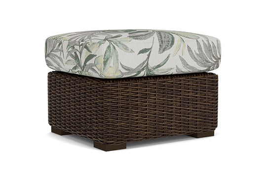Lloyd Flanders - Mesa Ottoman In Pecan Finish With Calidora Mist Fabric - 298017086094 view 2