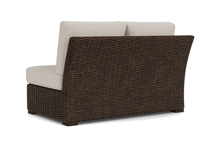 Lloyd Flanders - Mesa Right Arm Loveseat In Pecan Finish With Azulu Twine Fabric - 2980510862034 view 2