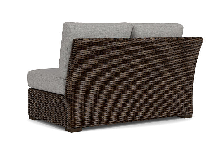 Lloyd Flanders - Mesa Right Arm Loveseat In Pecan Finish With Demo Stone Fabric - 298051086095 view 2
