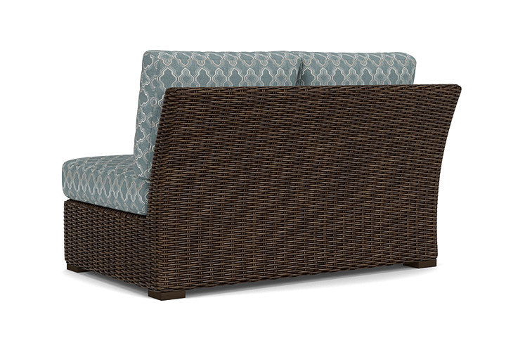 Lloyd Flanders - Mesa Right Arm Loveseat In Pecan Finish With Luna Mist Fabric - 2980510862070 view 2