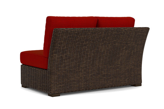 Lloyd Flanders - Mesa Right Arm Loveseat In Pecan Finish With Partyline Lollipop Fabric - 2980510862054 view 2