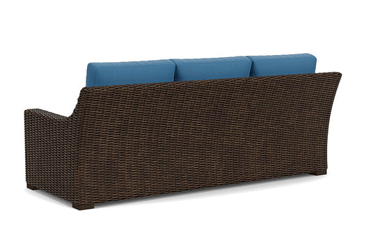 Lloyd Flanders - Mesa Sofa In Pecan Finish With Bamboo Bay Sky Fabric - 2980550862007 view 2