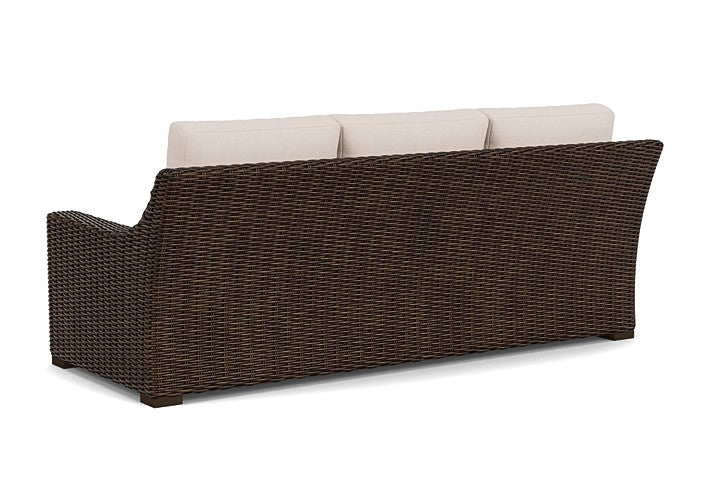 Lloyd Flanders - Mesa Sofa In Pecan Finish With Canvas Birds Eye Fabric - 298055086937 view 2