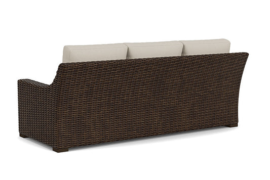 Lloyd Flanders - Mesa Sofa In Pecan Finish With Fife Fog Fabric - 298055086181 view 2