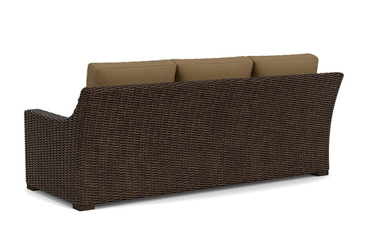 Lloyd Flanders - Mesa Sofa In Pecan Finish With Reflections Straw Fabric - 2980550862053 view 2