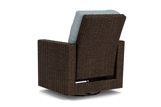 Lloyd Flanders - Mesa Swivel Glider Recliner In Pecan Finish With Kadogo Lake Fabric - 2980920862041 view 2