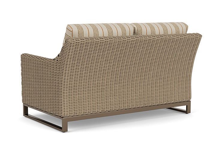 Lloyd Flanders - Milan Loveseat In Brushwood Finish With Amber Waves Fabric - 4750501882044 view 2
