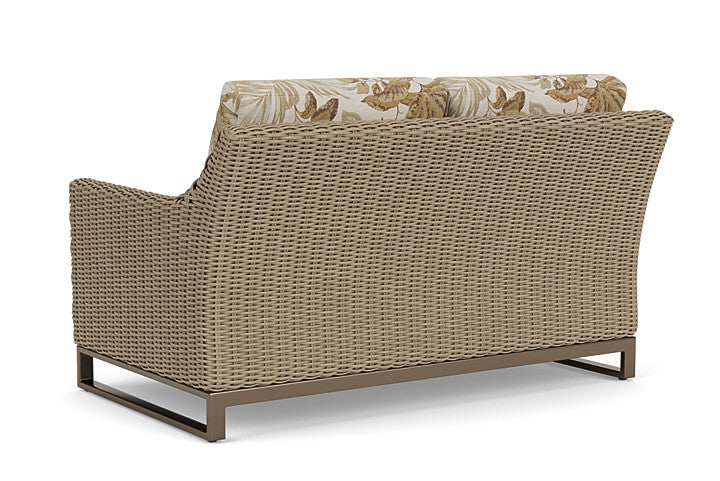 Lloyd Flanders - Milan Loveseat In Brushwood Finish With Botanic Willow Fabric - 475050188164 view 2