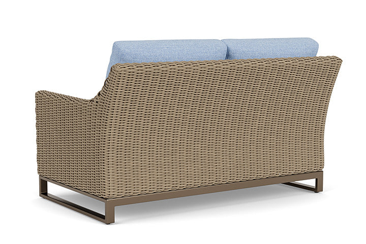 Lloyd Flanders - Milan Loveseat In Brushwood Finish With Demo Skyway Fabric - 475050188065 view 2