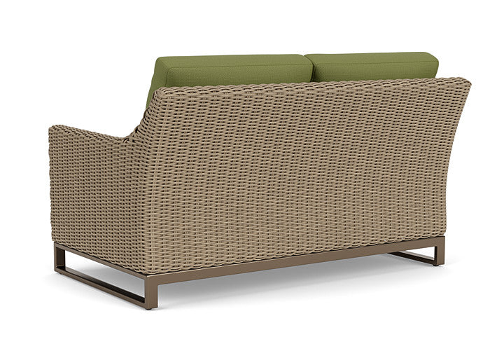 Lloyd Flanders - Milan Loveseat In Brushwood Finish With Reflections Grass Fabric - 4750501882051 view 2