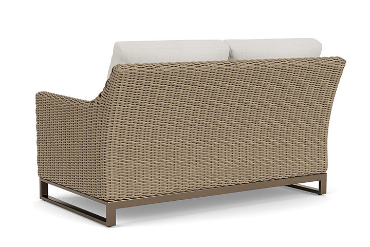 Lloyd Flanders - Milan Loveseat In Brushwood Finish With Rollo Linen Fabric - 4750501882020 view 2