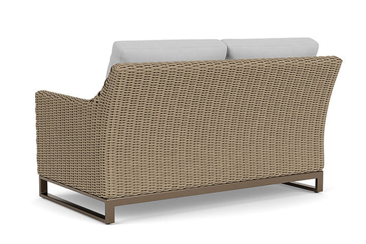 Lloyd Flanders - Milan Loveseat In Brushwood Finish With Sandberg Dove Fabric - 4750501882022 view 2