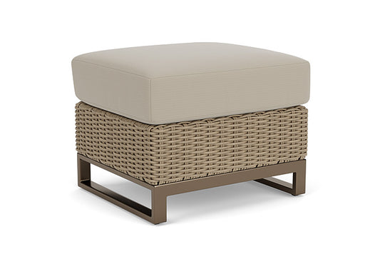 Lloyd Flanders - Milan Ottoman In Brushwood Finish With Callen Driftwood Fabric - 4750171882023 view 2