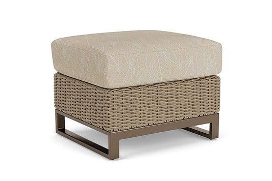 Lloyd Flanders - Milan Ottoman In Brushwood Finish With Laurel Ecru Fabric - 4750171882057 view 2