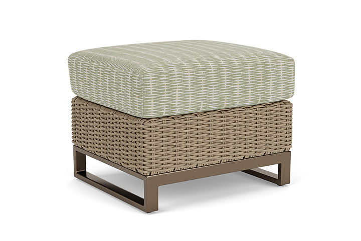 Lloyd Flanders - Milan Ottoman In Brushwood Finish With Romulo Laurel Fabric - 4750171882049 view 2