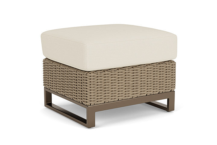 Lloyd Flanders - Milan Ottoman In Brushwood Finish With Sailcloth Sailor Fabric - 475017188434 view 2