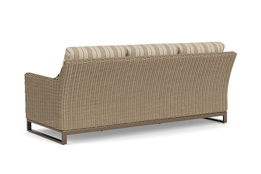 Lloyd Flanders - Milan Sofa In Brushwood Finish With Amber Waves Fabric - 4750551882044 view 2