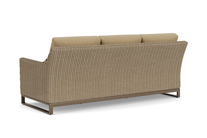Lloyd Flanders - Milan Sofa In Brushwood Finish With Loveboat Saffron Fabric - 4750551882009 view 2