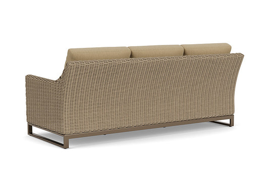 Lloyd Flanders - Milan Sofa In Brushwood Finish With Loveboat Saffron Fabric - 4750551882009 view 2