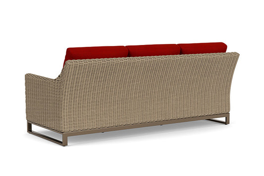 Lloyd Flanders - Milan Sofa In Brushwood Finish With Partyline Lollipop Fabric - 4750551882054 view 2
