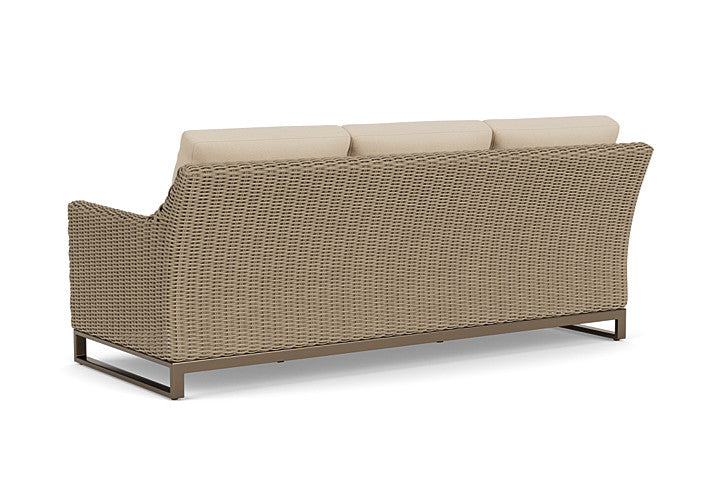 Lloyd Flanders - Milan Sofa In Brushwood Finish With Raindrop Almond Fabric - 4750551882055 view 2