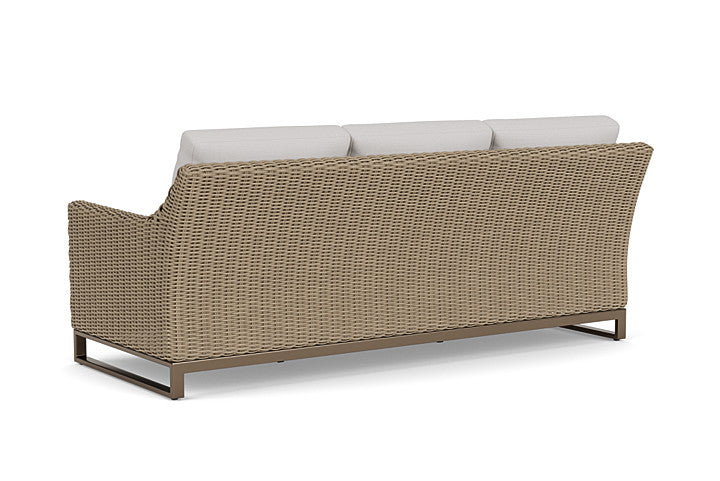 Lloyd Flanders - Milan Sofa In Brushwood Finish With Sailcloth Seagull Fabric - 475055188W61 view 2