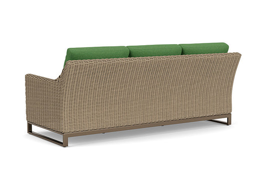 Lloyd Flanders - Milan Sofa In Brushwood Finish With Seadog Botanical Fabric - 4750551882066 view 2