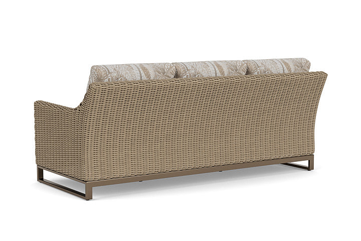 Lloyd Flanders - Milan Sofa In Brushwood Finish With Wayfarer Dune Fabric - 4750551882073 view 2
