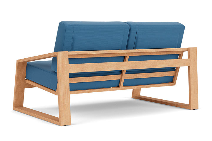 Lloyd Flanders - Pursuit Loveseat In Toffee Cream Finish With Bamboo Bay Sky Fabric - 4520501882007 view 2