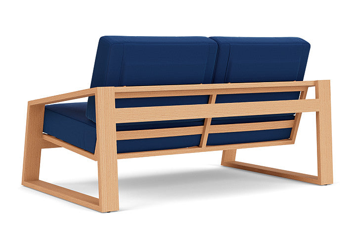 Lloyd Flanders - Pursuit Loveseat In Toffee Cream Finish With Flagship Lapis Fabric - 4520501881813 view 2