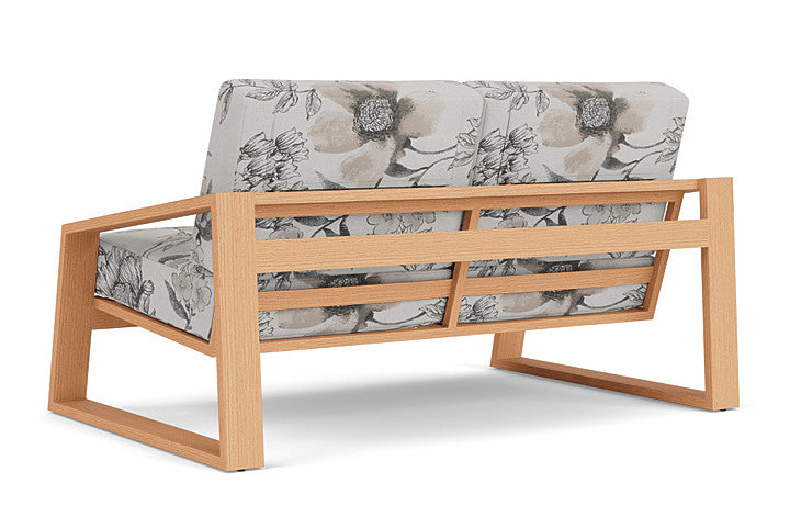 Lloyd Flanders - Pursuit Loveseat In Toffee Cream Finish With Serena Floral Dove Fabric - 4520501882077 view 2
