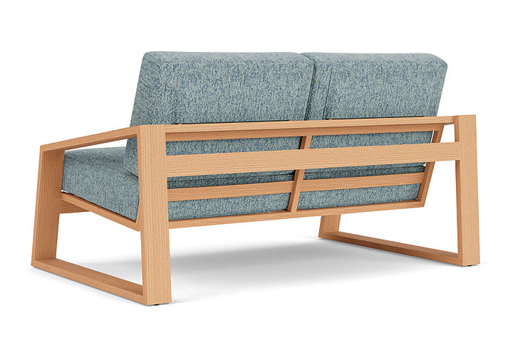 Lloyd Flanders - Pursuit Loveseat In Toffee Cream Finish With Serene Ocean Fabric - 4520501882032 view 2